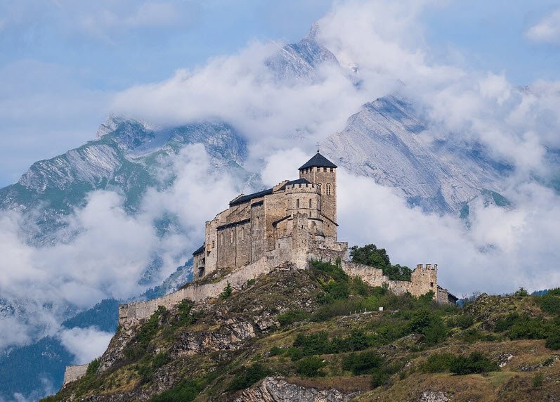 Basilique de Valère, Sion, Switzerland, Switzerland